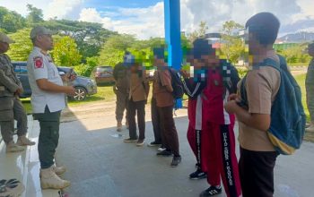 Operasi Tertib Pelajar, Satpol PP Sulbar Jaring Enam Siswa Bolos Sekolah di Mamuju