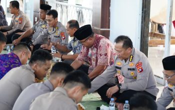 Doa Bersama Polda Sulbar, Memohon Ridho dan Keamanan Bersama Anak Yatim