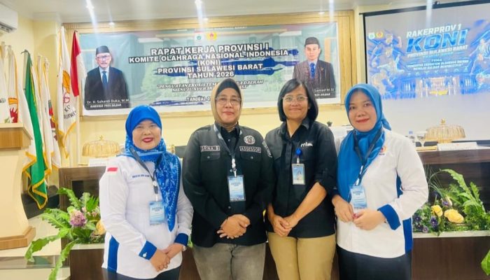 DKPPKB Sulbar Hadiri Rakerprov I KONI Sulbar 2026, Dukung Penguatan Ekosistem Olahraga Daerah