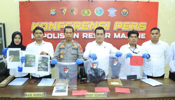 Lewat Konferensi Pers, Polres Majene Beberkan Motif Pembunuhan Lansia di Majene, Berawal dari Perselisihan Utang   