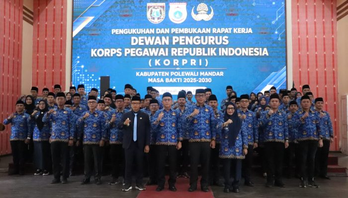 KORPRI Polman Masa Bakti 2025–2030 Resmi Dilantik, Sekda Sulbar Harap Perkuat Profesionalisme ASN
