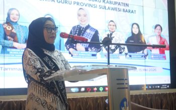 Ketua TP PKK Sulbar Harsinah Suhardi Kukuhkan Ibunda Guru Kabupaten se-Sulbar
