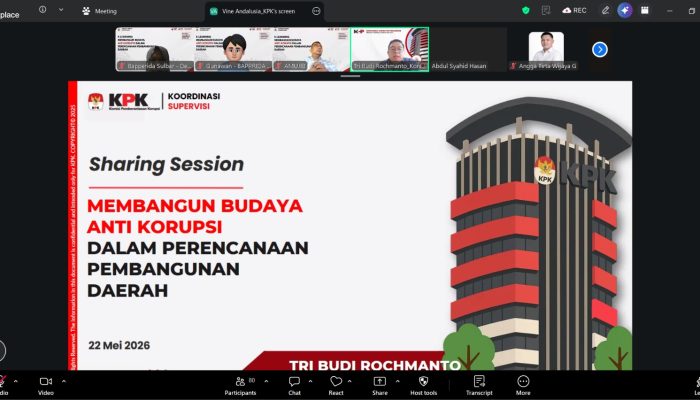 Penguatan Sistem dan Kesejahteraan ASN Jadi Fokus Pencegahan Korupsi di Sulbar   