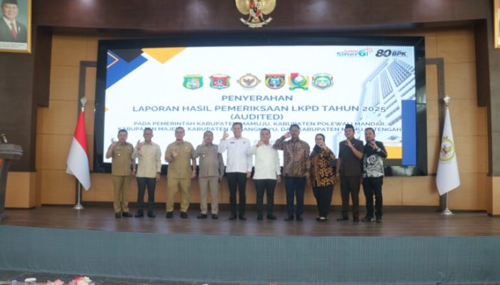 Pemkab Mamuju Kembali Raih WTP dari BPK RI Sulbar