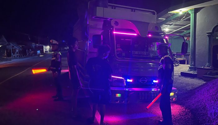 Patroli Malam Ditlantas Polda Sulbar: Hadir di Jalan, Jaga Keamanan dan Ketertiban yang Kondusif