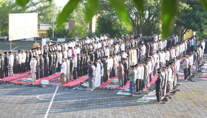 Gema Takbir Idul Adha di Polda Sulbar, Refleksi Semangat Berkorban Kapolda dan Jajaran dalam Ketaatan