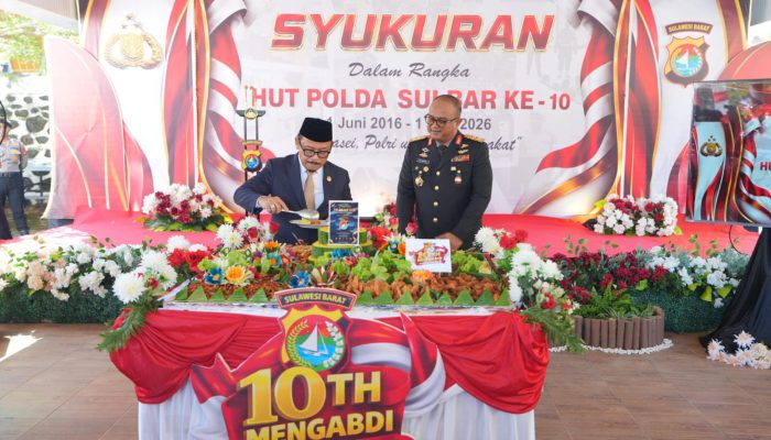 HUT ke-10 Polda Sulbar, Suhardi Duka Tekankan Pentingnya Kemitraan Polisi dan Pemerintah