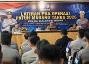 Latpra Ops Patuh Marano 2026, Kapolda Sulbar: Utamakan Inovasi dan Pelayanan, Penegakan Hukum Langkah Terakhir
