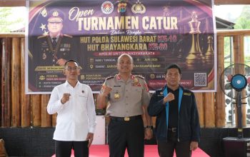 Turnamen Catur Polda Sulbar Warnai HUT Bhayangkara ke-80, 84 Peserta Adu Strategi dan Ketangkasan