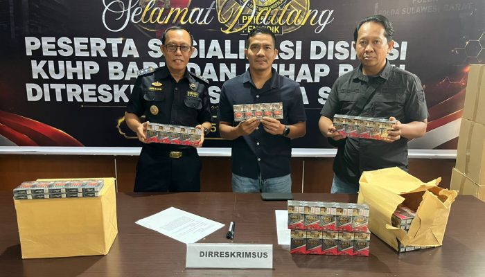 Geral Cepat Tindak Lanjuti Laporan Masyarakat, Polda Sulbar Gerebek Gudang Rokok Diduga Tanpa Izin di Polman
