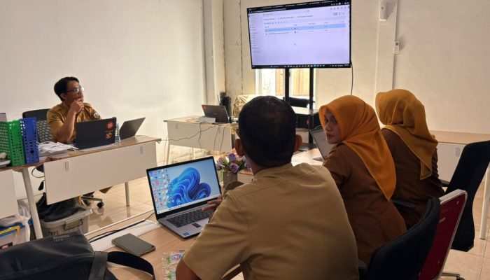 Optimalkan Pengisian Evidence SPIP, Disperkimtanhub Sulbar Koordinasi dengan Inspektorat