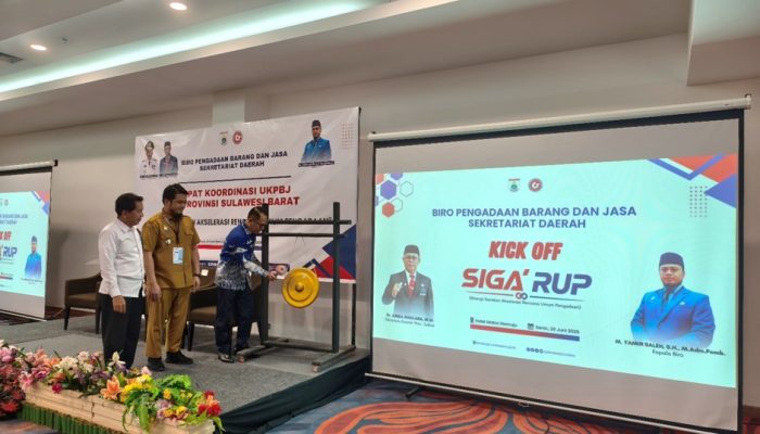 Kick Off SIGA’ RUP! Pemprov Sulbar Tancap Gas Benahi Perencanaan Pengadaan