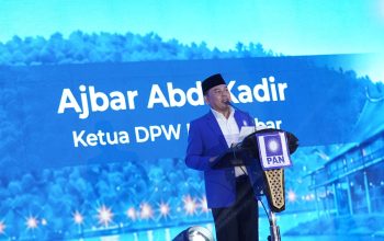 Di Pelantikan DPW dan DPD PAN se-Sulbar, Ajbar Beberkan Target Menang Pemilu 2029