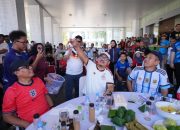 Nobar Piala Dunia di Kantor Gubernur Sulbar Meriah, Sorak Sorai Warnai Kemenangan Argentina
