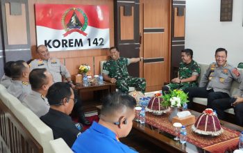 Kapolda Sulbar Kunjungan Silaturahmi ke Korem 142 Tatag: Perkuat Sinergi Menjaga Sulawesi Barat yang Malaqbi