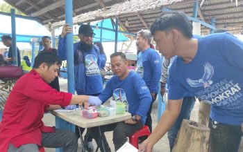 Gerakan Langit Biru Demokrat Polman: Bersihkan Pantai, Cek Kesehatan, dan Donor Darah   
