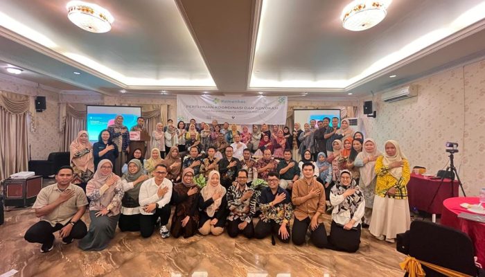 UPTD Labkesmas Sulbar Hadiri Pertemuan Koordinasi Penguatan Labkesmas Regional 8 di Makassar   
