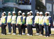 Semangat Jiwa Korsa, Tim Gerak Jalan PUPR Sulbar Meriahkan HUT ke-81 Kemerdekaan RI   
