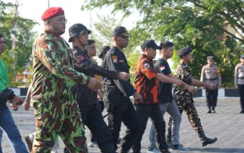 Sabuk Kamtibmas Polda Sulbar, Gandeng Komunitas Jaga Kondusivitas Jelang HUT RI ke-81   