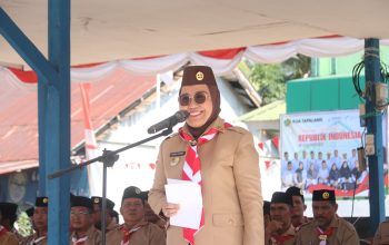Buka Apel Besar Pramuka di Tapalang, Sutinah Berpesan Generasi Muda Bangun Leadership