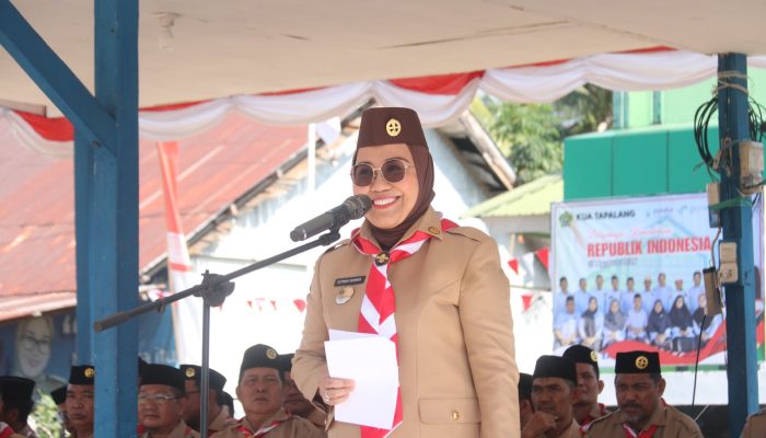 Buka Apel Besar Pramuka di Tapalang, Sutinah Berpesan Generasi Muda Bangun Leadership