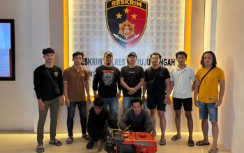 URC Polres Mamuju Tengah Bekuk Terduga Pencuri Mesin Diesel