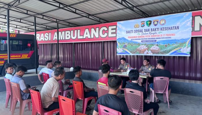 Ketahanan Pangan dan Kesehatan Berjalan Bersama, Polda Sulbar Gelar Bakti Sosial di Mamuju