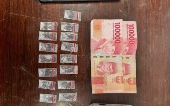 Sasar Jaringan Narkotika, Polda Sulbar Amankan Tiga Orang Sita Puluhan Saset Sabu di Malunda
