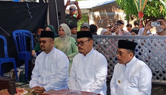 Bau Akram Dai Turut Dampingi Gubernur Hadiri Maulid Nabi Muhammad SAW 1448 Hijriah di Salabose Majene