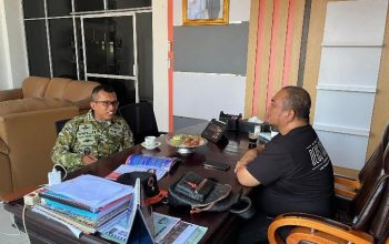 Kalaksa BPBD Sulbar Terima Kunjungan Kasiops Korem 142/Tatag, Bahas Penanganan Karhutla dan Kekeringan