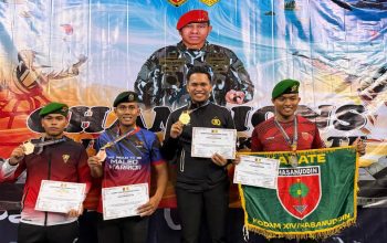 Sabet Emas di Pangkorpasgat Cup 2026, Briptu Muh. Risaldi Kembali Harumkan Nama Polda Sulbar   