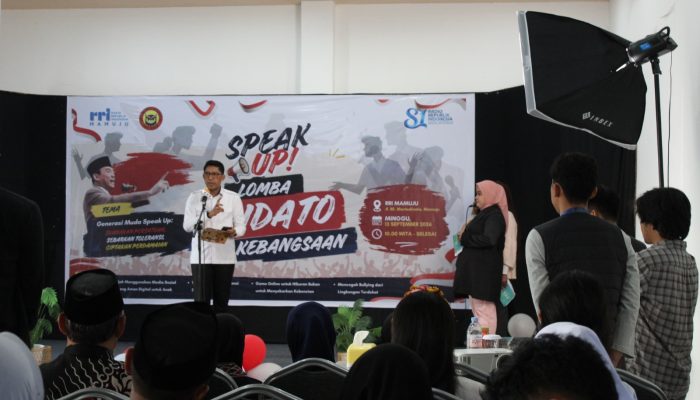 Kepala Kesbangpol Sulbar Jadi Juri Lomba Pidato Kebangsaan RRI Mamuju   