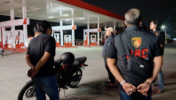 Patroli Hunting Tengah Malam, URC Polda Sulbar Perketat Pengamanan Kota Mamuju    