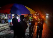 Lewat Patroli Humanis, Polantas Polda Sulbar Jaga Malam Panjang dan Kawal Keselamatan Warga   