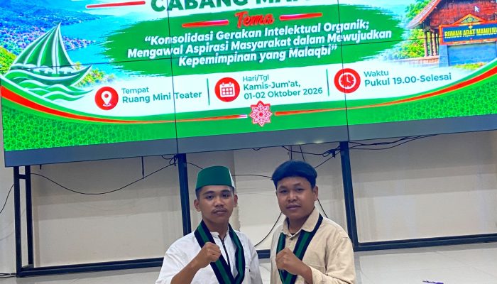 Konfercab III HMI Cabang Mamuju, Irwan Terpilih Secara Aklamasi   