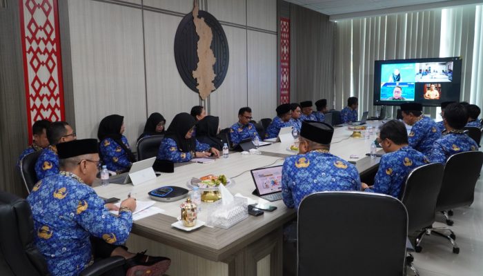 Biro Organisasi Setda Sulbar Hadiri Penilaian Evaluasi Kinerja Pemdi 2026   