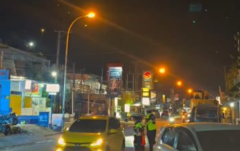 Patroli Malam Polantas Polda Sulbar Pastikan Jalan Aman, Warga Tenang   