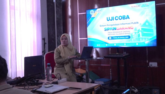 Optimalkan Penyebaran Informasi Publik, Pemprov Sulbar Simulasikan Penggunaan Sipaingngarang   