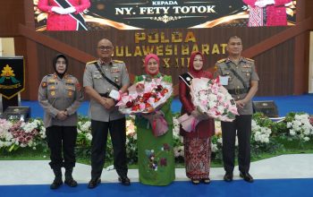 Serah Terima Ibu Asuh Polwan Polda Sulbar, Dari Kehangatan yang Berlalu ke Semangat yang Baru