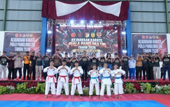 Buka Kejuaraan Karate Piala Panglima TNI, Gubernur SDK: Bentuk Karakter dan Semangat Juang Generasi Muda