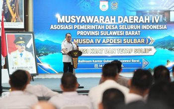 APDESI Kuat dan Tetap Solid, Sekda Junda Harap Jadi Jembatan Selaraskan Program Desa Dukung Panca Daya Pemprov Sulbar