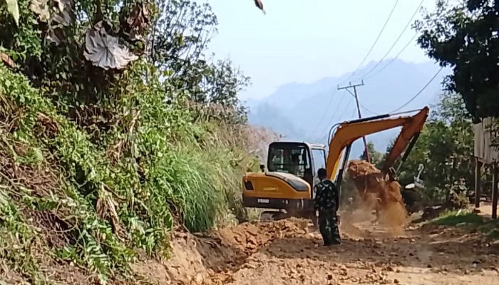 Pembangunan Drainase Salah Satu Program TMMD ke-130 Kodim 1418 Mamuju