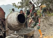 Satgas TMMD ke-130 Mamuju Mulai Bangun Saluran Drainase