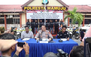 Polresta Mamuju Bongkar Jaringan Curanmor Lintas Provinsi, Residivis hingga Anak di Bawah Umur Diamankan   