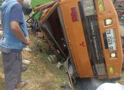 Sigap Tangani Kecelakaan Truk Pengangkut Minyak Kita, Ditlantas Polda Sulbar Imbau Pengemudi Utamakan Keselamatan