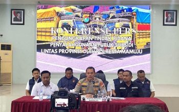 Polresta Mamuju Sita 40 Ton Pupuk Subsidi dari Bone Siap Diselundupkan Ke Perusahaan Sawit