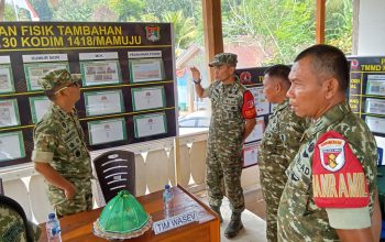 Tim Masev Pastikan TMMD di Pamulukang Berjalan Baik dan Tepat Sasaran