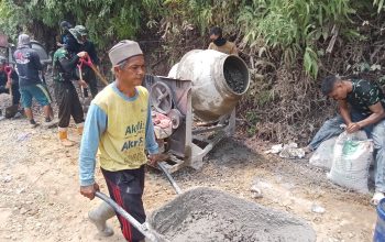 TMMD ke-130 Kodim 1418/Mamuju Perkuat Gotong Royong TNI dan Warga