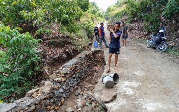 Pembangunan Talud Tmmd Ke-130 Kodim 1418/Mamuju Capai Progres 95 Persen