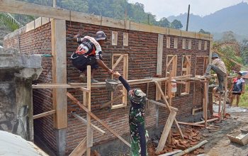 Pembangunan Rtlh Sasaran 1 Tmmd Ke-130 Kodim 1418/Mamuju Terus Berlanjut